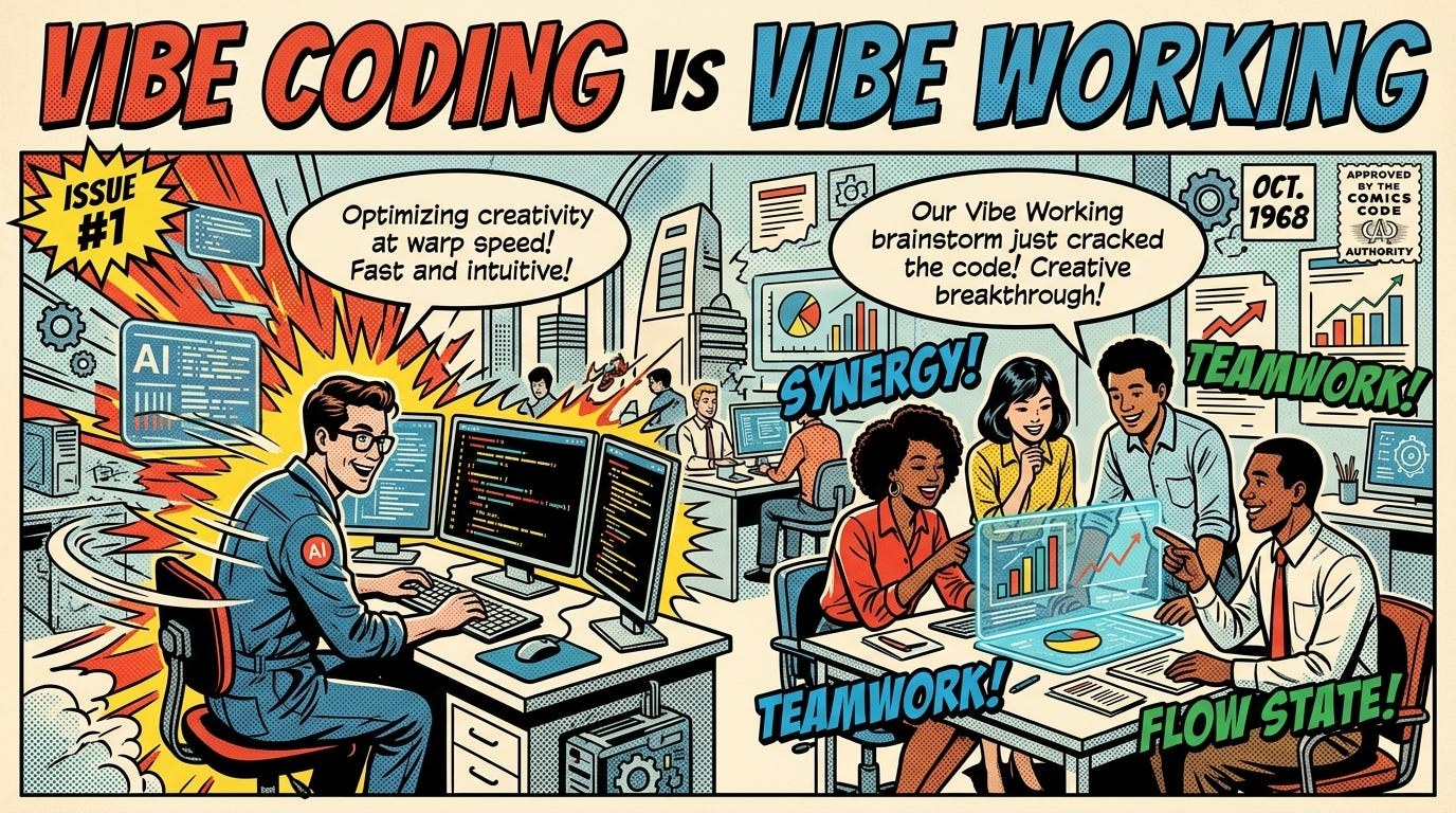From vibe coding to vibe working