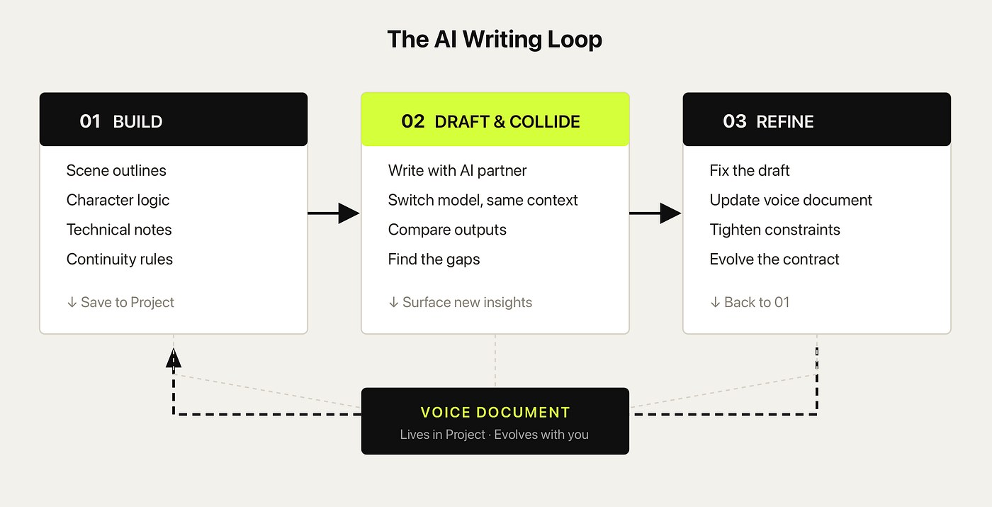 Workspace screenshot for novel planning